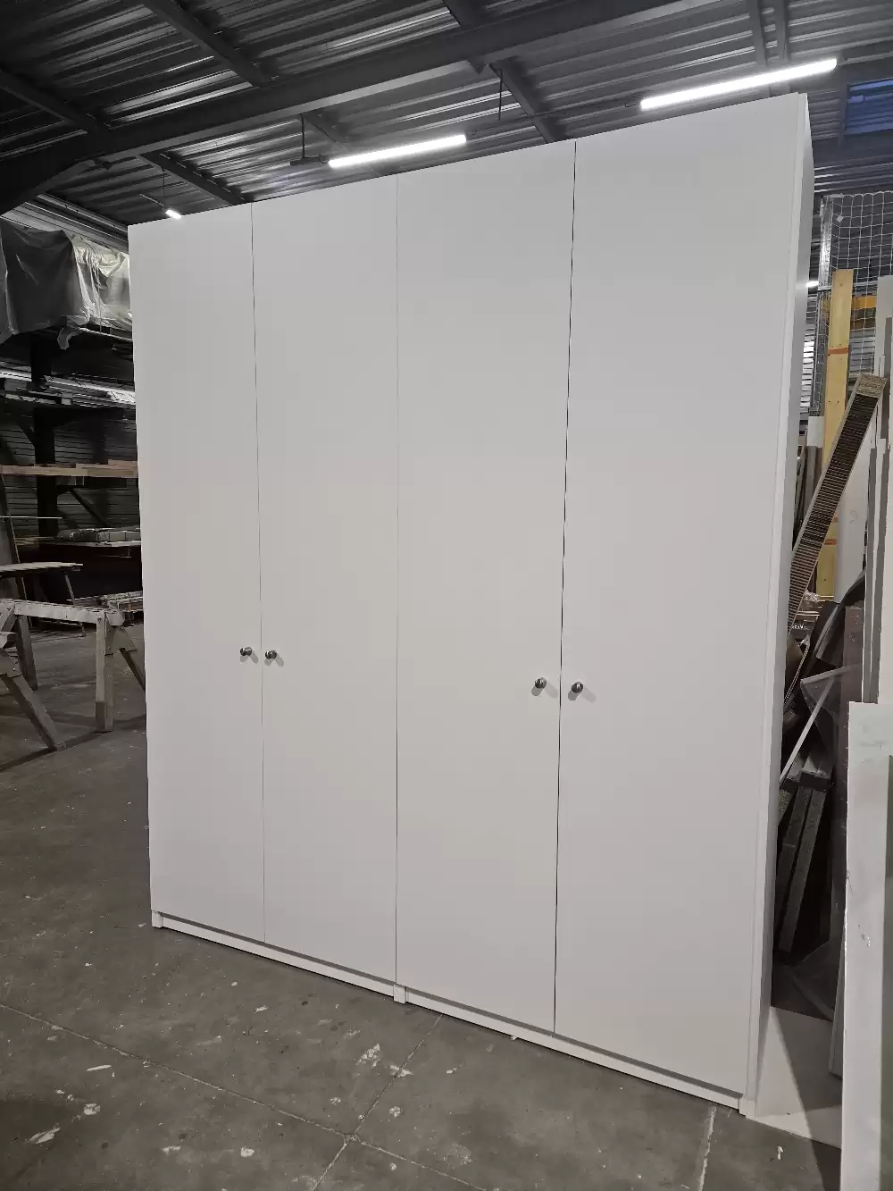 amenagement malitourne meuble dressing sur mesure melamine blanc portes battantes amenagement malitourne meuble dressing sur mesure melamine blanc portes battantes